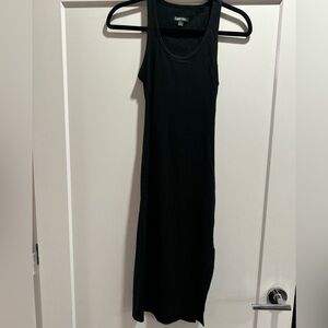 Black casual dress